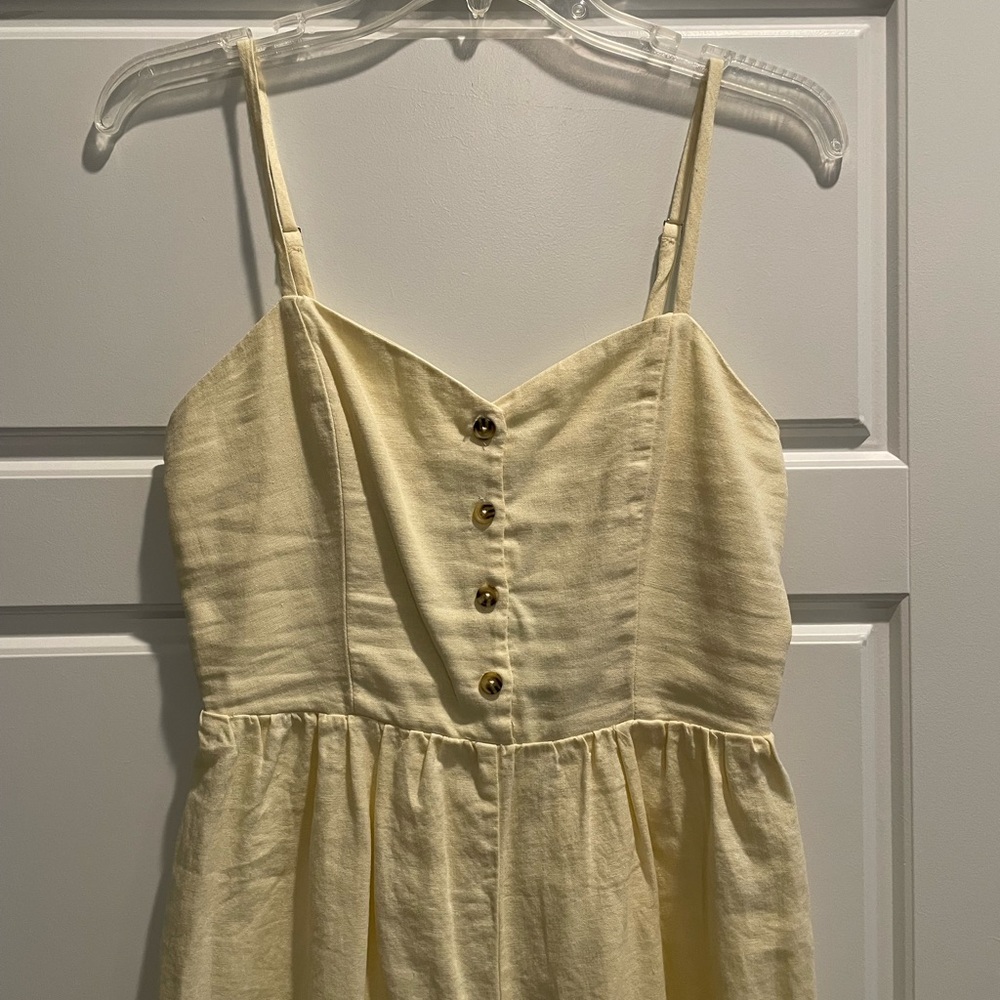 Light Yellow Romper - Picture 2 of 7